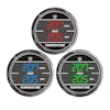 Truck Dual Display Front & Rear Axle Temperature TelTek Gauge Color Display Options