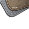 HERITAGE & CONSTELLATION FLOOR MATS FRONT TWO-PIECE CARPET Floor Mat Edges