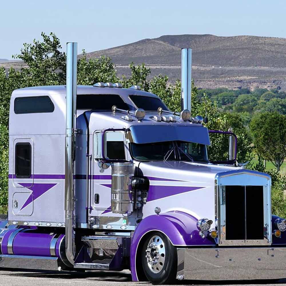Kenworth W900L Exhaust Stack Kit | 8