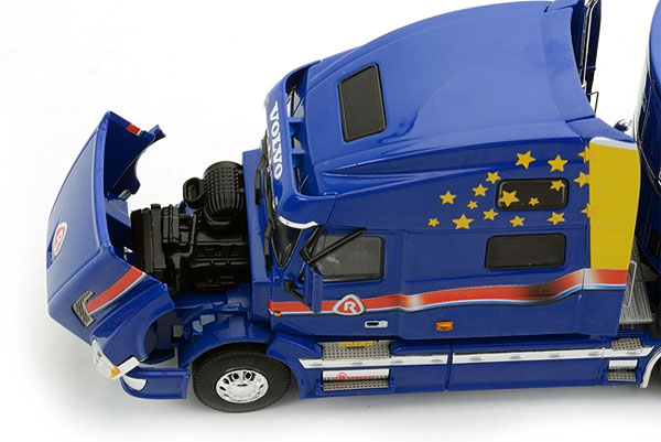 Rasting Volvo VN 780 With 2-Axle Thermo King Reefer Trailer 1/50