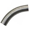 5" x 18" Stainless Steel Exhaust Flex Pipe - Curved