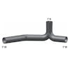 Peterbilt 377 Aluminized Y Pipe 14-13055 - Dimensions