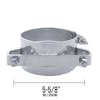 Freightliner Wide Band Clamp Stainless Steel - Bolt Spacing