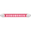 High Power LED Auxiliary Utility Light Bar Red with Red LEDs