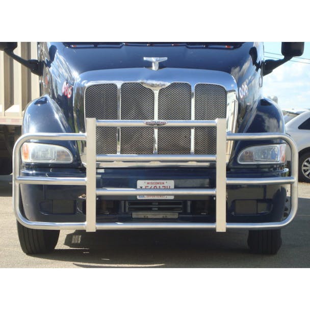  Mounted Dark Blue Truck