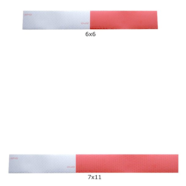 Reflexite Reflector Tape 6" x 6" and 7" x 11"
