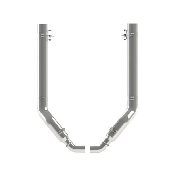Peterbilt 389 6" Dynaflex Chrome Exhaust Kit OEM Style Elbow