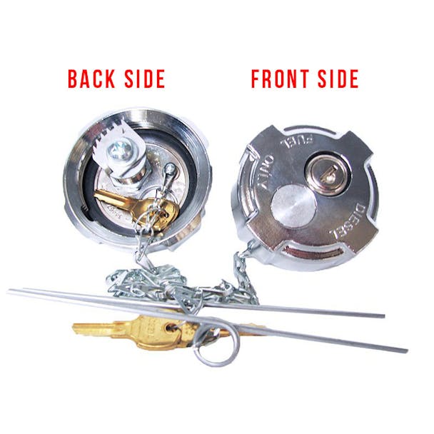 Freightliner M2 Locking 2.5" Chrome Fuel Cap