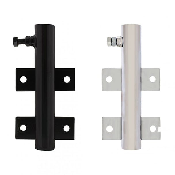 Warning Flag Holder Chrome And Black