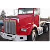 Kenworth T800A Hood Flat Windshield Hood On Truck