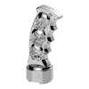 Skull Pistol Grip Gearshift Knob - Chrome Back Tilt