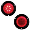 4" Round STT & PTC GLO Flanged Light Red