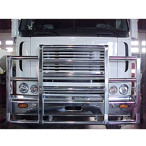 FREIGHTLINER ARGOSY SET FORWARD AXLE HERD DEFENDER BUMPER GRILL GUARD
