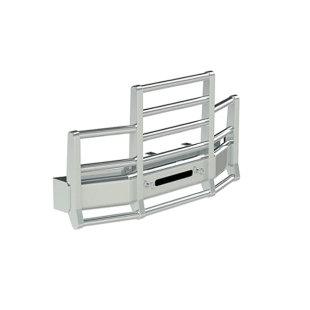 International 9200 9400 Herd 4 Post Defender Bumper Grill Guard With Horizontal Bars