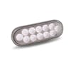 6" Oval Dual Revolution Reverse Light Combo 12 LED STT Light White
