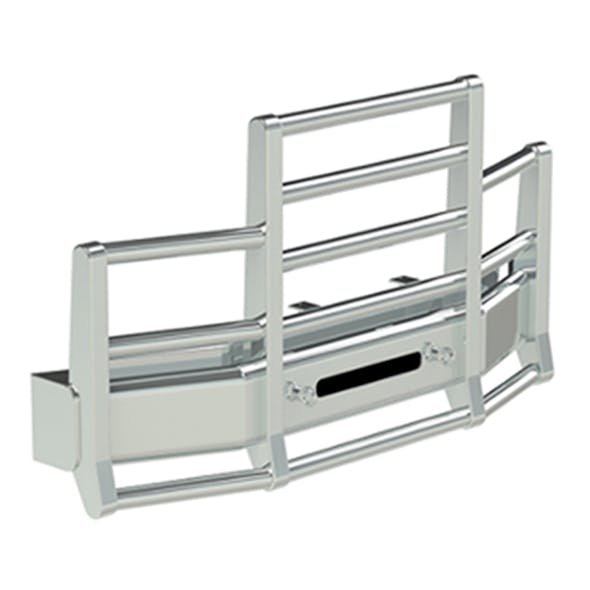 Peterbilt 357 Herd Defender Bumper Grill Guard - For Set Back Axel - 4 Post