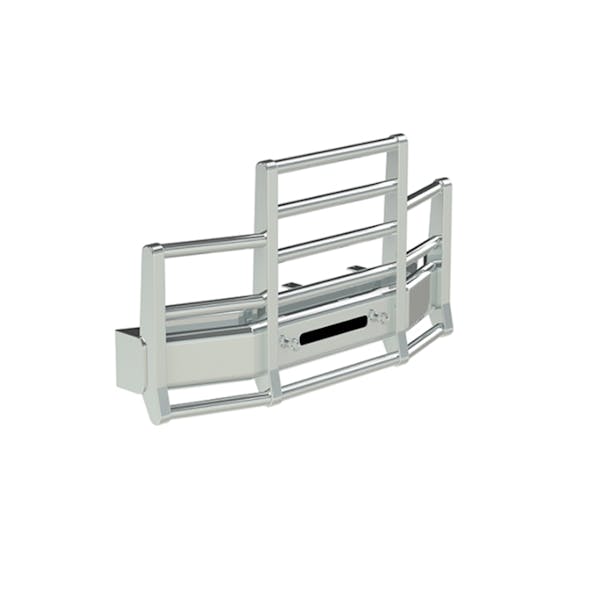 Peterbilt 335 SBA Herd 4 Post Defender Bumper Grill Guard With Horizontal Bars