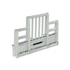 Freightliner FLD 120 SFA Herd Super Road Train Bumper Grill Guard With Vertical Tubes, Eyebolts, and Custom Lights