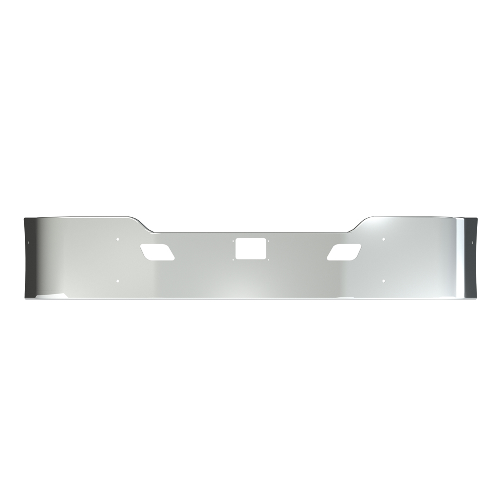 Kenworth T680 Chrome Plated Steel Bumper By Valley Chrome