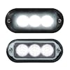 LED Strobe Warning Light With Optional Chrome Bezel - Default