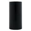 Plastic 33mm Thread-On Cylinder Nut Cover Black