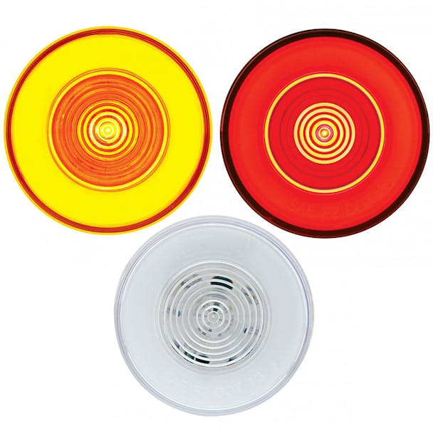 9 LED 2 1/2" Clearance Marker GLO Light Lit