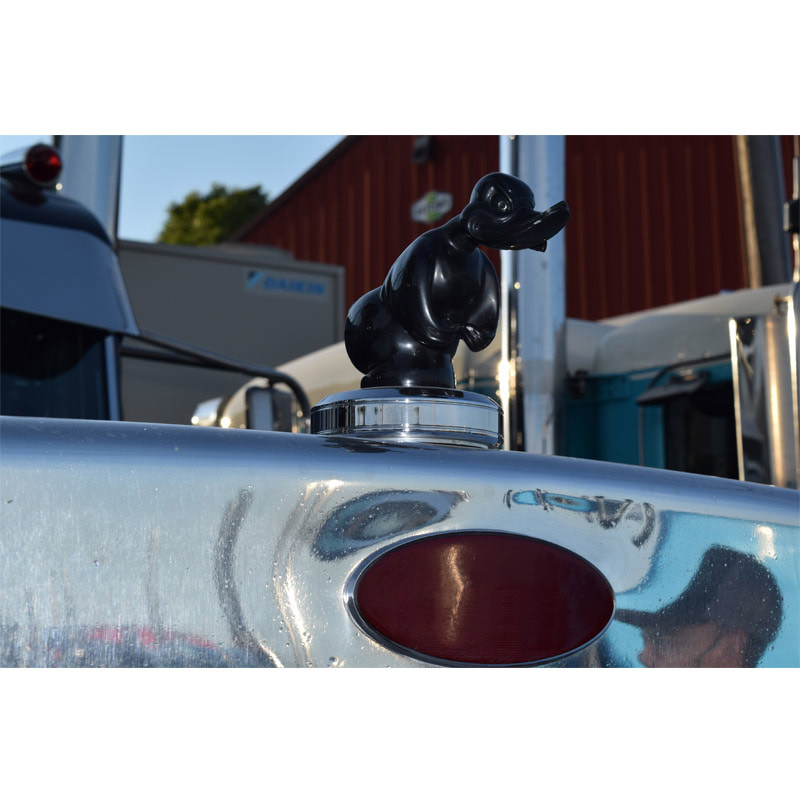Angry Duck Hood Ornament - 3D Chrome Rubber Duck For Car Hood, Desk, Or Shelf Decor