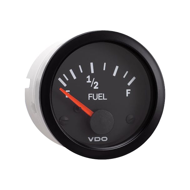 Semi Truck Electrical Fuel Level Gauge Vision Black