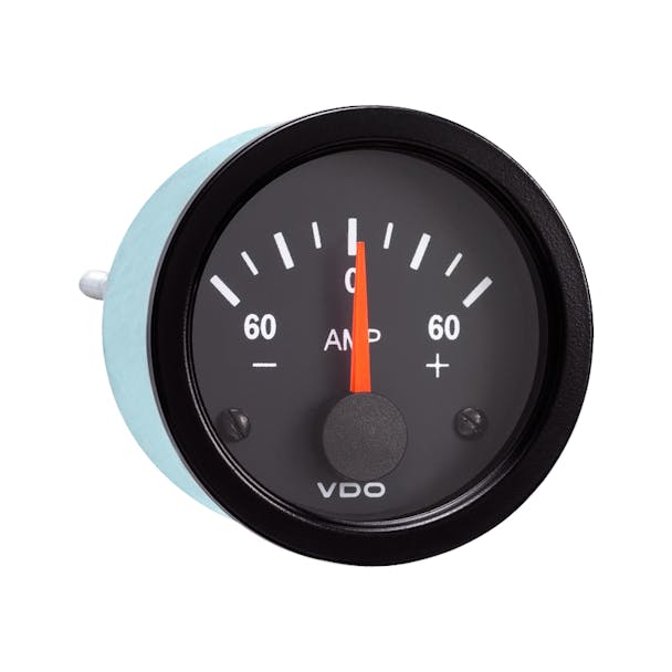 Semi Truck Electrical Ammeter Gauge Vision Black