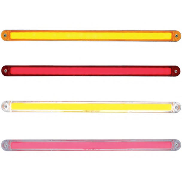 12 Dual Function GLO Light Bar With Chrome Housing