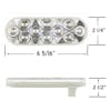 6" Oval Competition Series Back Up Light Dimensions