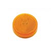 2 1/2" Round Clearance Marker 8 Amber LED Light With Reflectorized Amber Lens