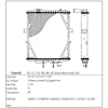 Peterbilt 379 Short Nose Radiator 2004-2007 0706657A015 1A17043