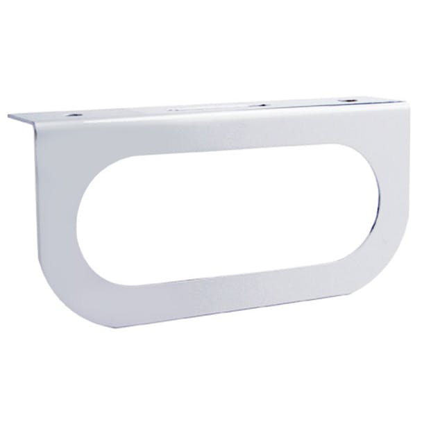 Stainless Steel Oval Light Bracket With Flange