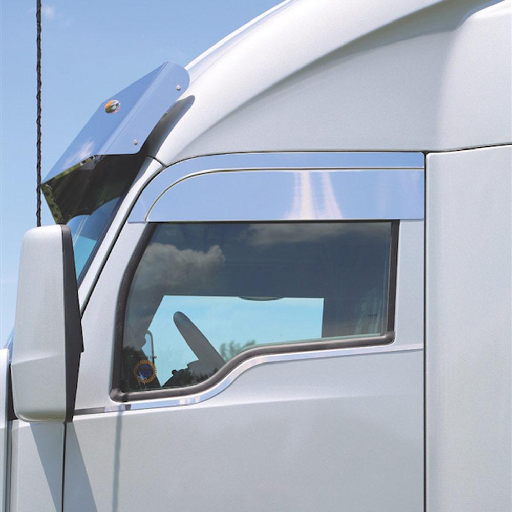 Kenworth T680 T880 Window Chop Top Visors | Raney's Truck Parts