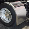 Fully Smooth Stainless Steel Low Rider Straight Drop Quarter Fenders