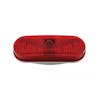 Incandescent Oval Crystal Red STT Light Angle View