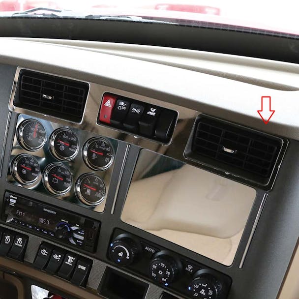 Kenworth T680 & T880 Center Vent & Switch Trim