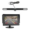 Backup License Plate Bracket Camera With 4.3in LCD - Wireless
