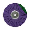 Zephyr Purple/Green Smooth Cut Airway Buffing Wheel Flat