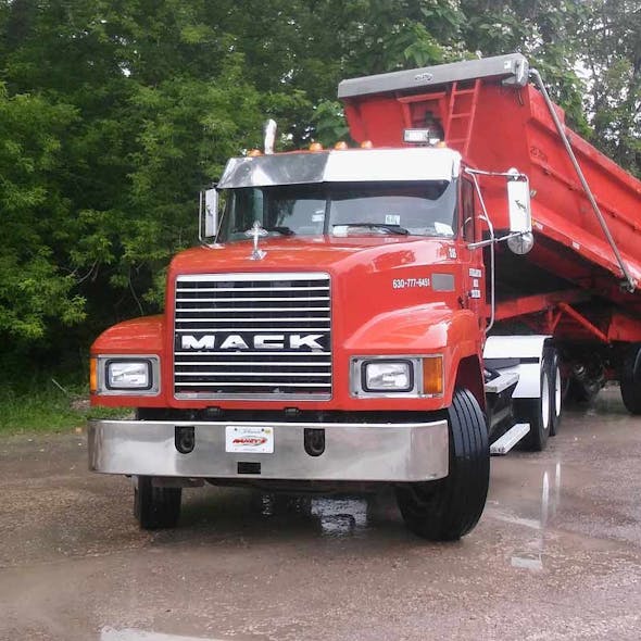 Mack CV CX GU Stainless Steel 13" Drop Visor