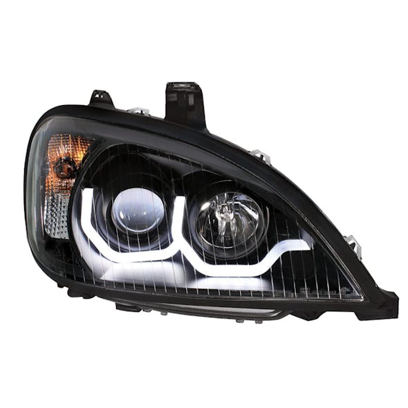 "Blackout" Freightliner Columbia Projection Headlight - Passenger