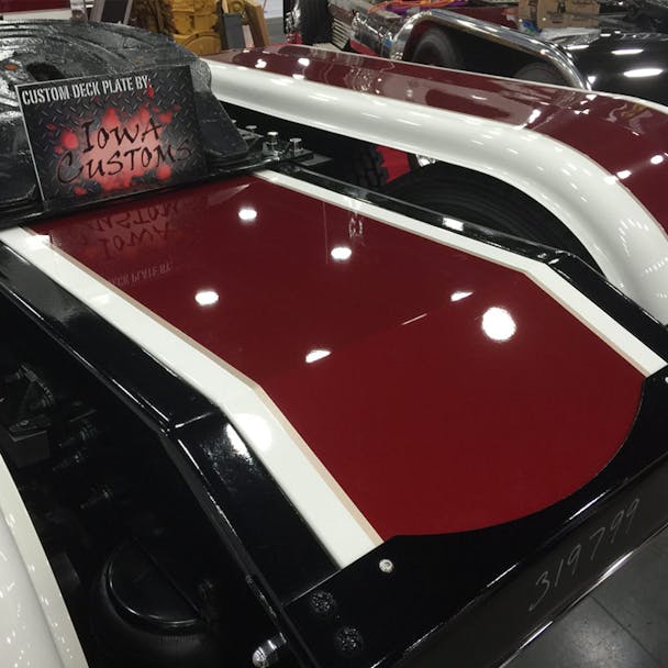 Custom In Frame Aluminum Deck Plate By Iowa Customs