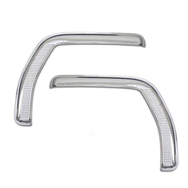 Kenworth T680 T880 Chrome Ventvisor Rain Guard