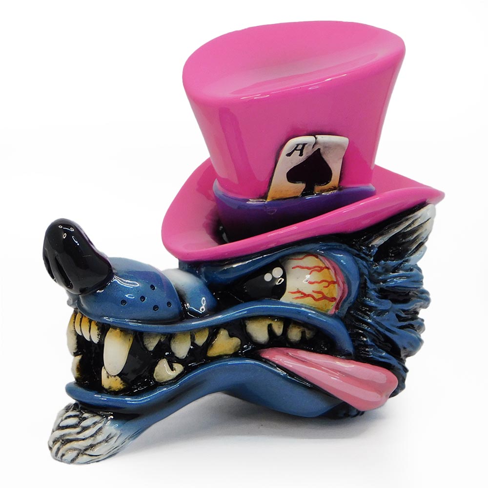 Wolvesカーキット2点(WOLFIE・マフラー)+キーホルダー+ピンバッジ Top Hat Wolf Shift Knob Kit - Raney's Truck Parts