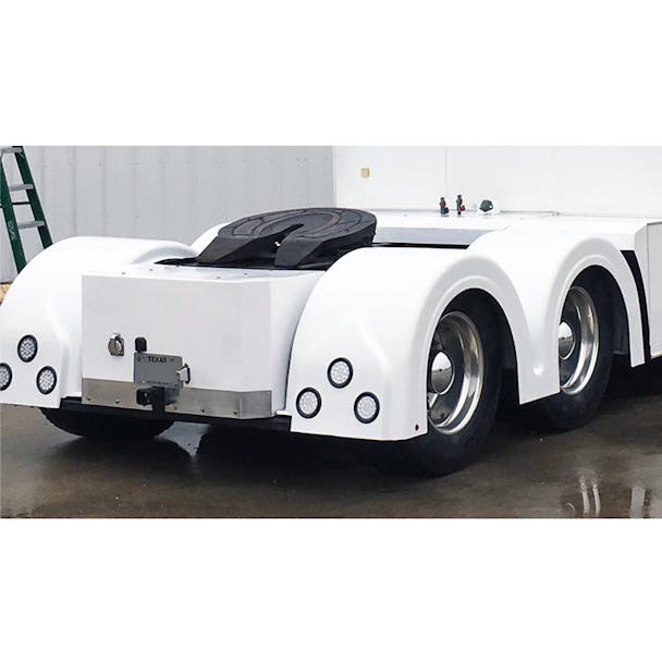 Double Hump Rear Fender Set With Light Box