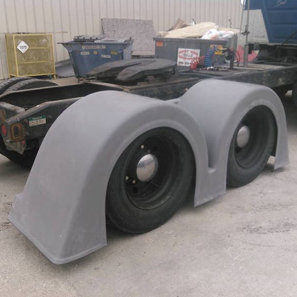 "CONVENTIONAL" Double Hump Rear Fender
