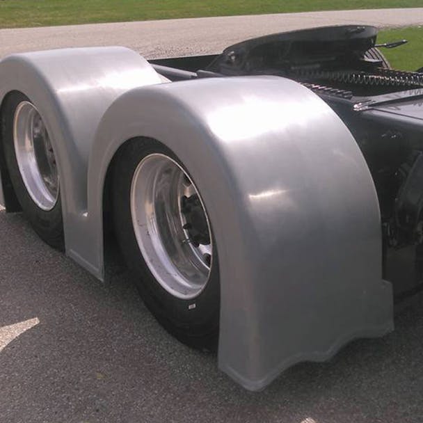 "WIDOWMAKER" Double Hump Rear Fender