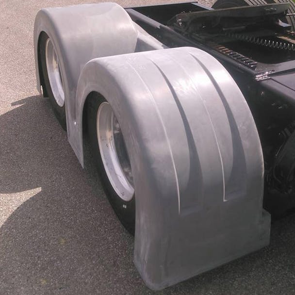 "RALLY" Double Hump Rear Fender Set
