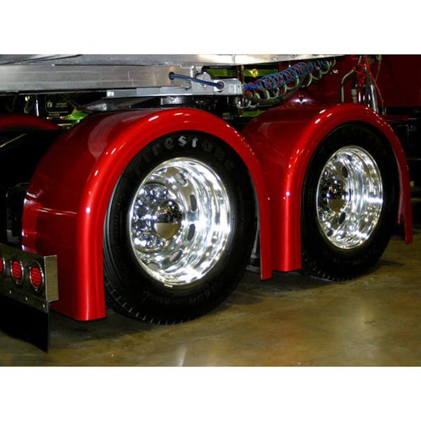 Single Axle Rear Fender Set